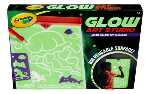 Crayola Glow Art Studio, Juguetes Que Brillan En La Oscurid.