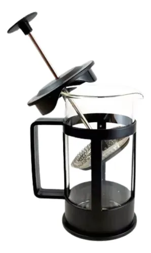 Cafetera Manual Embolo Prensa Francesa Vidrio 600ml Ganga Shop