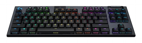 Logitech G915 Tkl Lightspeed Wireless Rgb - Carbón Negro Inglés (Reacondicionado)