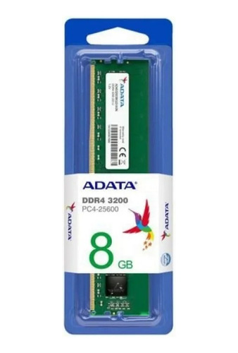 Memoria Ram 8gb Ddr4 3200mhz Adata, Dimm, 1.2v Pc4 - 25600