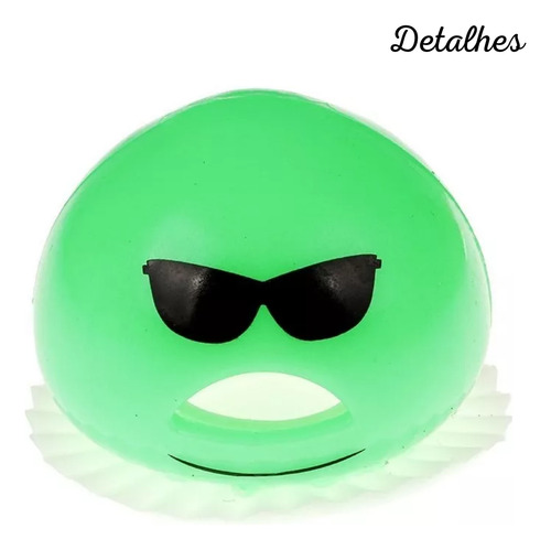 4 Bolinhas Eca Ball Divertida Squishie Aperta Sai Slime