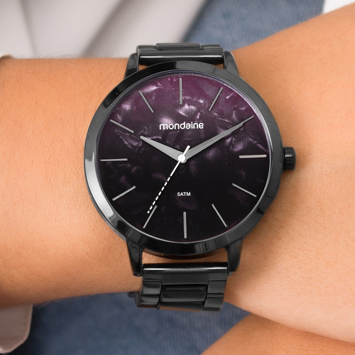 Relógio Feminino Mondaine Preto 53975lpmvpf3