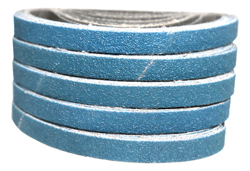 Cinta Lixa 330x12mm Zircônia Lixadeira Pneumatica Kit Com 20