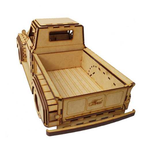 Imagen 6 de 9 de Rompecabezas 3d Camioneta Ford Pickup 1948 Maqueta Flex