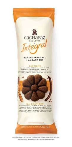 Galletas Cachafaz De Harina Integral Y Algarroba