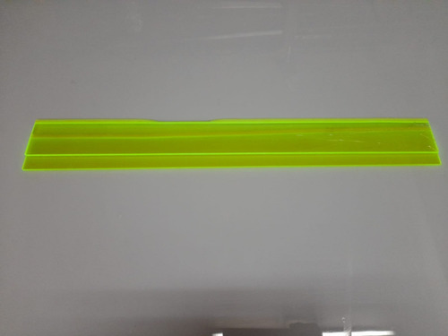 Placa De Acrílico Verde Fluor 2000 Mm X 1000mm X 3mm