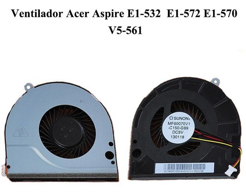 Ventilador Acer Aspire E1-532  E1-572 E1-570  V5-561
