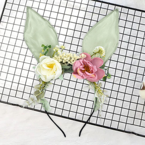 Diadema Con Orejas De Conejo, Tocado Para Fiesta,