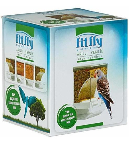 Fit Fly Bird Cage Smart Feeder Automatic Parakeet Budgie Fee