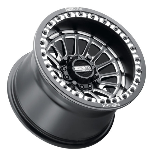Rin Delta Beadlock Satinado Contrast Cut 15x7-4x156 Metal Fx