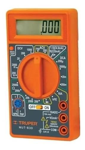 comprar Multimetro Digital Truper Mut-830