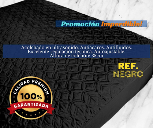 Protector De Colchón Antifluido King + Protectores Almohada