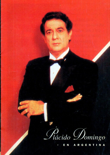 Programa Placido Domingo En Argentina                   1996