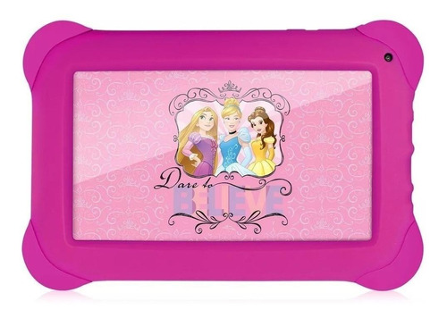 Tablet  Multilaser Disney Princesas NB239 7" 8GB rosa e 512MB de memória RAM