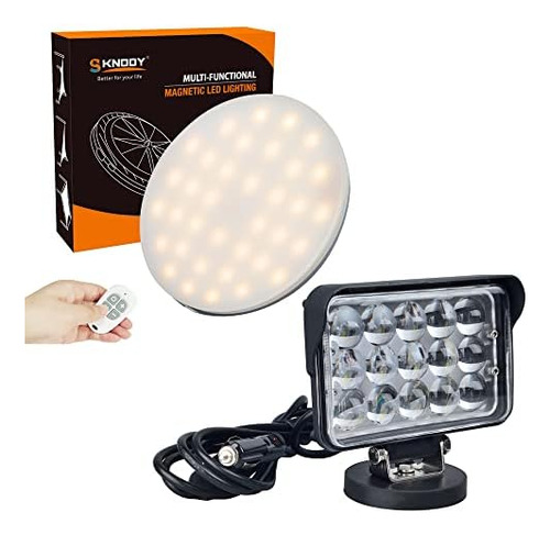 Luz Led Todoterreno Y Linterna De Camping Recargable