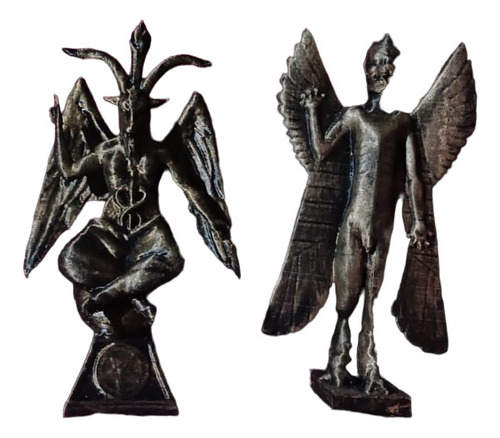 Estatuas De Baphomet Y Pazuzu De 18cm 