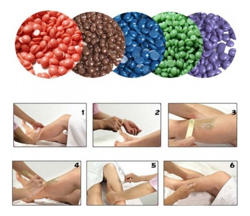 Olla Calentadora De Cera + Cera Elástica De Regalo