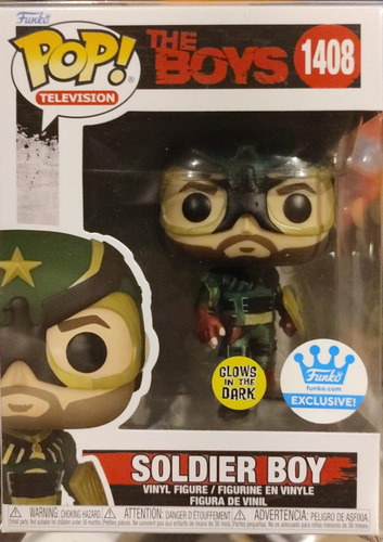 Funko Pop! Tv The Boys #1408: Soldier Boy Funko Shop Glow In