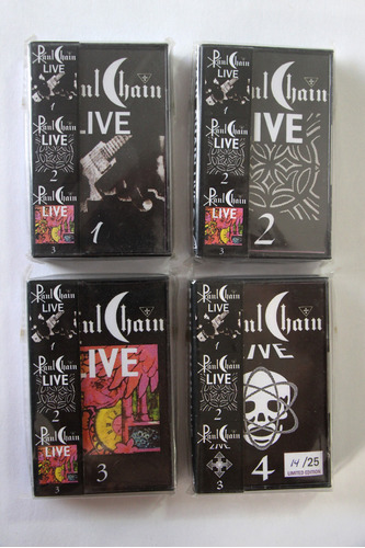 Gusanobass Cassette Paul Chain Live 1 2 3 Y 4 Close Set Impo