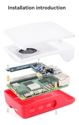 Placa De Expansión Waveshare Para 5 Poe Con Funda Y Ventilad