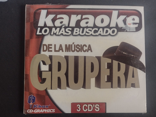 Karaoke Lo Más Buscado De La Música Grupera 3 Cds