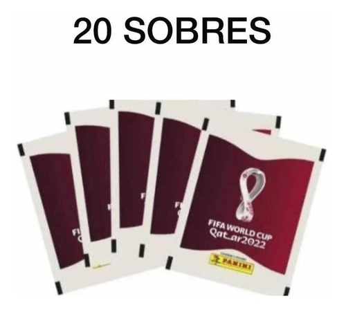 Mundial Futbol 20 Sobres De Tarjetas Album Qatar 2022