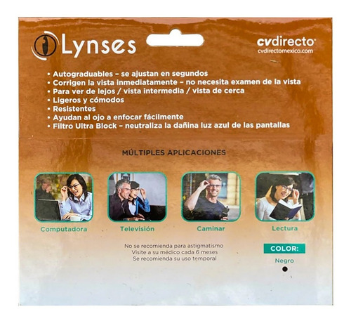 Lentes Ajustables Lynses, Lynses, Lentes Ajustables