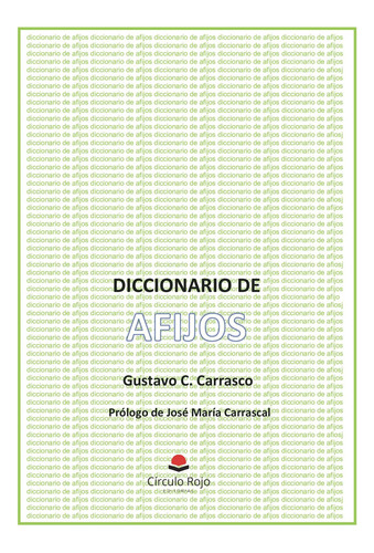 Diccionario De Afijos