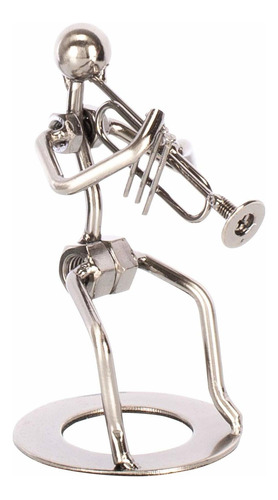 Broadway Gift Instrumento Musical Tono Plata 6 Pulgadas M