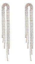 Comprar Aretes De Diamantes Brillantes Dorados O Plateados Largos