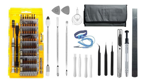 Kit Juego Herramientas Destornilladores 75 Pzs Con Estuche