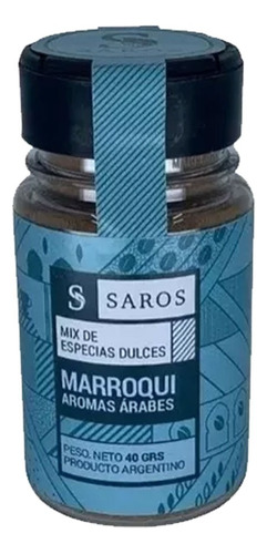 Mix De Especias Dulces Marroqui Saros De 40 G  (sin Azúcar) 