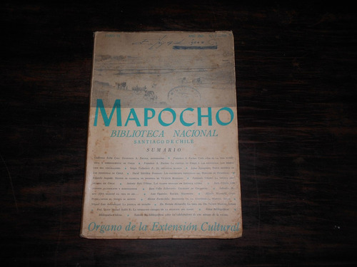 Revista Mapocho. Biblioteca Nacional. T. Ii. Vol. Ii. 1965.