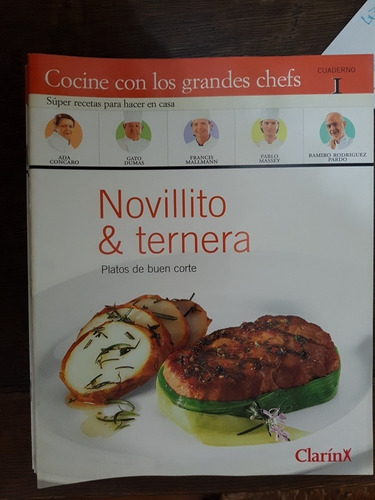 Cocine Con Los Grandes Chef Clarín 23 Fascículos (falta El 6