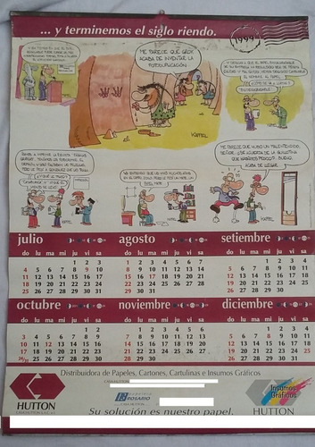 Almanaque Antiguo Publicidad 1999 Humorista