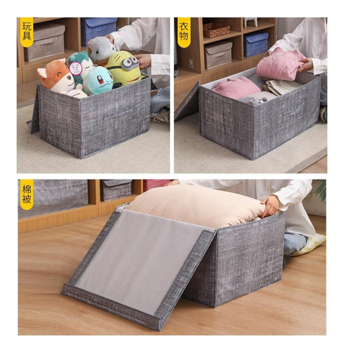 Cajas De Almacenamiento Plegables, Juego De 3 Caja