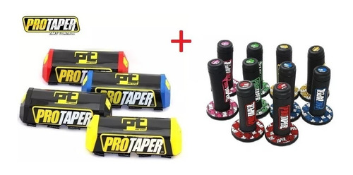 Kit Protaper Manopla+protetor De Guidão Rockstar