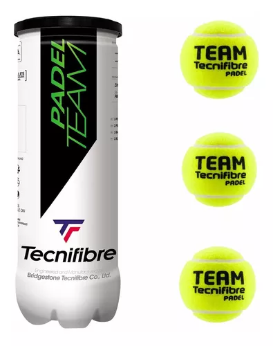 Bote 3 Pelotas Tecnifibre Padel Team