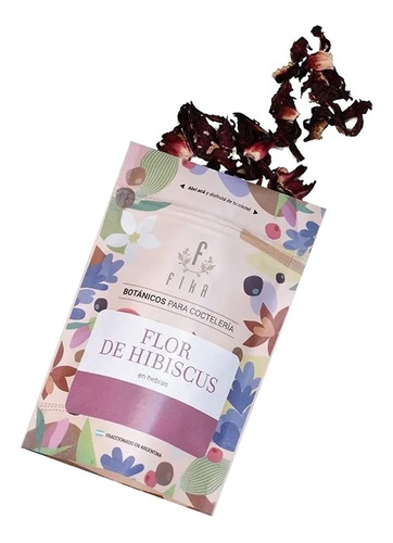 Fika Botánicos Para Coctelería Flor De Hibiscus 18 Grs 