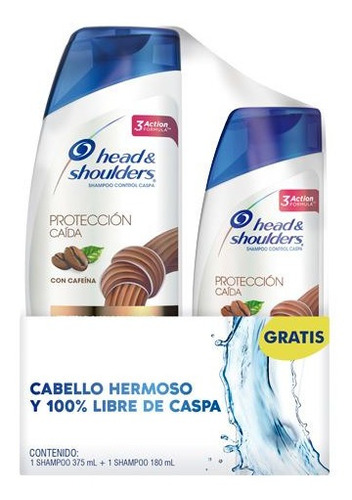 Pack Head Shoulders Shampoo 375 Ml. Proteccion Caida