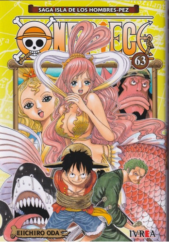 One Piece 63 Saga Isla De Los Hombres Pez Eiichiro Oda 