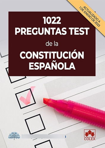 Libro 1022 Preguntas Test De La Constitucion Espaãola - ...