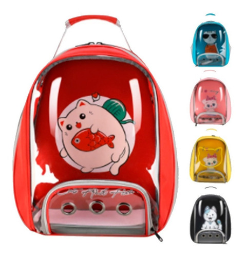 Imagen 3 de 5 de Mochila Transportadora Para Gatos Y Perros