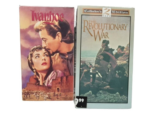 Ivanhoe  The Revolutionary War 3 Vhs Nuevos Ingles