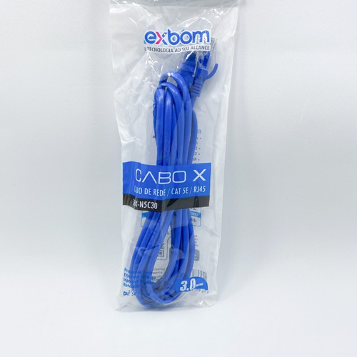 Cabo Rede Rj45 Exbom Cat5e Cbx-n5c30