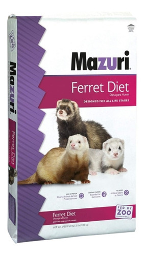 Mazuri Hurón 11 Kg - Ferret Diet 25 Lb