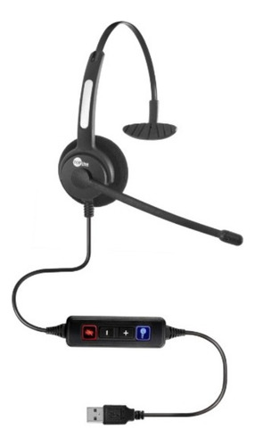 Headset Top Use Htu300 Usb Para Sistemas De Voip Call Center