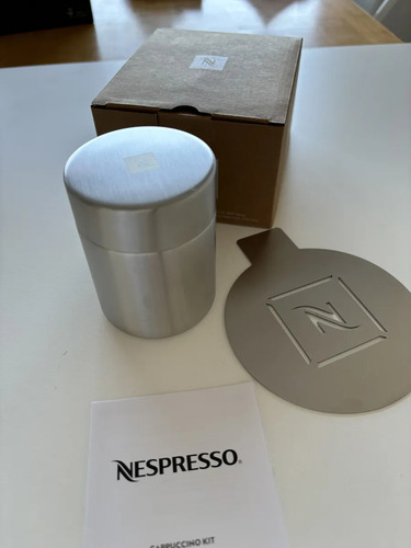 Kit Barista Cappuccino Nespresso Plateado Barista Cappuccino Kit