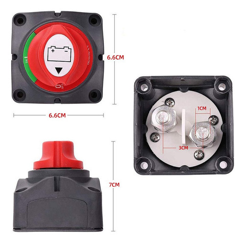 For Interruptor De Selección De Doble Batería 12v / 24v