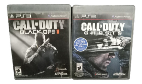 Call Of Duty Black Ops 2 Español + Call Of Duty Ghost Ps3  (Reacondicionado)